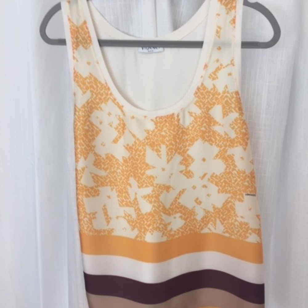 Vionnet Silk/Cotton Tank - Size 8, New